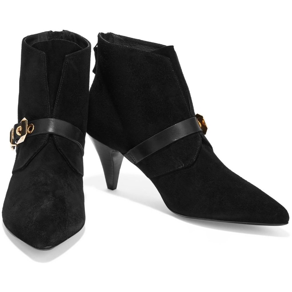 Sandro Suede Boots H15 Anicia Size 37